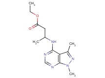 ethyl 3-[(1,3-dimethyl-1H-pyrazolo[3,4-d]pyrimidin-4-yl)amino]butanoate