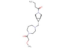 (1R*,5S*,6r)-3-butyryl-6-{[4-(methoxyacetyl)-1,4-diazepan-1-yl]methyl}-3-azabicyclo[3.1.0]hexane