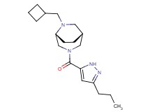 (1R*,5R*)-6-(cyclobutylmethyl)-3-[(3-propyl-1H-pyrazol-5-yl)carbonyl]-3,6-diazabicyclo[3.2.2]nonane