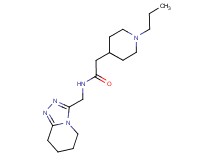 2-(1-propyl-4-piperidinyl)-N-(5,6,7,8-tetrahydro[1,2,4]triazolo[4,3-a]pyridin-3-ylmethyl)acetamide