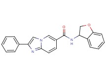 N-(2,3-dihydro-1-benzofuran-3-yl)-2-phenylimidazo[1,2-a]pyridine-6-carboxamide