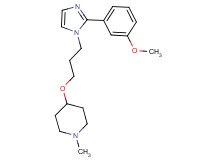 4-{3-[2-(3-methoxyphenyl)-1H-imidazol-1-yl]propoxy}-1-methylpiperidine