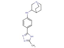 N-[4-(5-methyl-4H-1,2,4-triazol-3-yl)phenyl]quinuclidin-3-amine