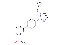 1-(6-{4-[1-(cyclopropylmethyl)-1H-imidazol-2-yl]piperidin-1-yl}pyridin-2-yl)ethanol