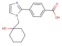 4-{1-[(1-hydroxycyclohexyl)methyl]-1H-imidazol-2-yl}benzoic acid