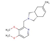 (3aR*,7aS*)-2-[(3,4-dimethoxy-2-pyridinyl)methyl]-5-methyl-2,3,3a,4,7,7a-hexahydro-1H-isoindole