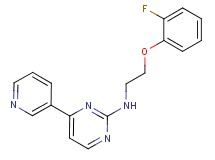 N-[2-(2-fluorophenoxy)ethyl]-4-(3-pyridinyl)-2-pyrimidinamine