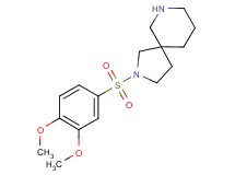 2-[(3,4-dimethoxyphenyl)sulfonyl]-2,7-diazaspiro[4.5]decane