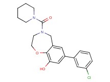7-(3-chlorophenyl)-4-(piperidin-1-ylcarbonyl)-2,3,4,5-tetrahydro-1,4-benzoxazepin-9-ol