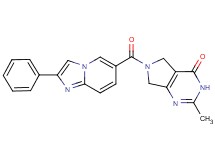 2-methyl-6-[(2-phenylimidazo[1,2-a]pyridin-6-yl)carbonyl]-3,5,6,7-tetrahydro-4H-pyrrolo[3,4-d]pyrimidin-4-one