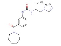 N-[3-(azepan-1-ylcarbonyl)phenyl]-N'-[1-(1H-imidazol-1-ylmethyl)propyl]urea