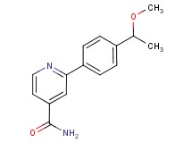 2-[4-(1-methoxyethyl)phenyl]isonicotinamide