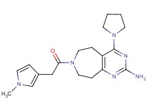 7-[(1-methyl-1H-pyrrol-3-yl)acetyl]-4-pyrrolidin-1-yl-6,7,8,9-tetrahydro-5H-pyrimido[4,5-d]azepin-2-amine