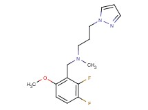 (2,3-difluoro-6-methoxybenzyl)methyl[3-(1H-pyrazol-1-yl)propyl]amine