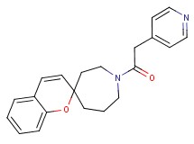 1-(pyridin-4-ylacetyl)spiro[azepane-4,2'-chromene]