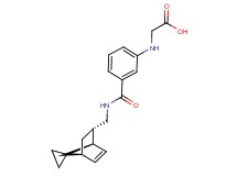 {[3-({[(1R*,2S*,4S*)-spiro[bicyclo[2.2.1]heptane-7,1'-cyclopropane]-5-en-2-ylmethyl]amino}carbonyl)phenyl]amino}acetic acid