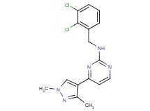 N-(2,3-dichlorobenzyl)-4-(1,3-dimethyl-1H-pyrazol-4-yl)pyrimidin-2-amine
