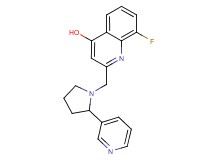 8-fluoro-2-[(2-pyridin-3-ylpyrrolidin-1-yl)methyl]quinolin-4-ol