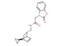 2-(2-oxo-1,3-benzoxazol-3(2H)-yl)-N-[(1R*,2S*,4S*)-spiro[bicyclo[2.2.1]heptane-7,1'-cyclopropane]-5-en-2-ylmethyl]acetamide