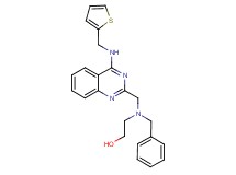 2-[benzyl({4-[(2-thienylmethyl)amino]-2-quinazolinyl}methyl)amino]ethanol