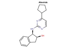 (1R,2S)-1-[(4-cyclopentylpyrimidin-2-yl)amino]indan-2-ol