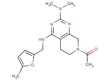 7-acetyl-N~2~,N~2~-dimethyl-N~4~-[(5-methyl-2-furyl)methyl]-5,6,7,8-tetrahydropyrido[3,4-d]pyrimidine-2,4-diamine