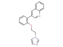 3-{2-[2-(1H-imidazol-1-yl)ethoxy]phenyl}quinoline