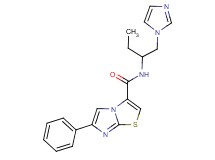 N-[1-(1H-imidazol-1-ylmethyl)propyl]-6-phenylimidazo[2,1-b][1,3]thiazole-3-carboxamide