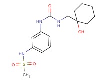 N-{3-[({[(1-hydroxycyclohexyl)methyl]amino}carbonyl)amino]phenyl}methanesulfonamide