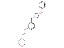 4-(2-{3-[(3-phenoxyazetidin-1-yl)methyl]phenoxy}ethyl)morpholine