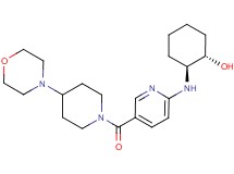 (1S*,2S*)-2-({5-[(4-morpholin-4-ylpiperidin-1-yl)carbonyl]pyridin-2-yl}amino)cyclohexanol