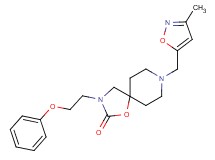 8-[(3-methylisoxazol-5-yl)methyl]-3-(2-phenoxyethyl)-1-oxa-3,8-diazaspiro[4.5]decan-2-one