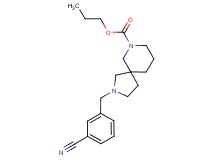 propyl 2-(3-cyanobenzyl)-2,7-diazaspiro[4.5]decane-7-carboxylate
