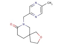 7-[(5-methylpyrazin-2-yl)methyl]-2-oxa-7-azaspiro[4.5]decan-8-one