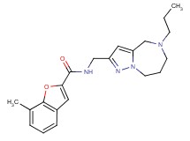 7-methyl-N-[(5-propyl-5,6,7,8-tetrahydro-4H-pyrazolo[1,5-a][1,4]diazepin-2-yl)methyl]-1-benzofuran-2-carboxamide