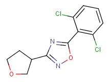 5-(2,6-dichlorophenyl)-3-(tetrahydrofuran-3-yl)-1,2,4-oxadiazole