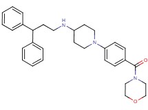 N-(3,3-diphenylpropyl)-1-[4-(4-morpholinylcarbonyl)phenyl]-4-piperidinamine