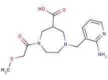 1-[(2-aminopyridin-3-yl)methyl]-4-(methoxyacetyl)-1,4-diazepane-6-carboxylic acid
