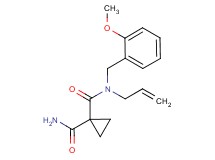 N~1~-allyl-N~1~-(2-methoxybenzyl)cyclopropane-1,1-dicarboxamide