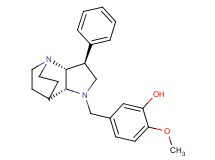 2-methoxy-5-{[(2R*,3S*,6R*)-3-phenyl-1,5-diazatricyclo[5.2.2.0~2,6~]undec-5-yl]methyl}phenol