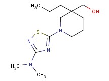 {1-[3-(dimethylamino)-1,2,4-thiadiazol-5-yl]-3-propylpiperidin-3-yl}methanol