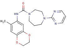 N-(7-methyl-2,3-dihydro-1,4-benzodioxin-6-yl)-4-pyrimidin-2-yl-1,4-diazepane-1-carboxamide