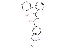 N-[(2R*,3R*)-2-hydroxy-2,3-dihydrospiro[indene-1,4'-piperidin]-3-yl]-2-methyl-1H-benzimidazole-5-carboxamide