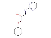 1-(cyclohexyloxy)-3-(pyrimidin-2-ylamino)propan-2-ol