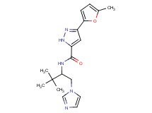 N-[1-(1H-imidazol-1-ylmethyl)-2,2-dimethylpropyl]-3-(5-methyl-2-furyl)-1H-pyrazole-5-carboxamide