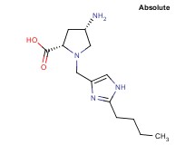 (4S)-4-amino-1-[(2-butyl-1H-imidazol-4-yl)methyl]-L-proline