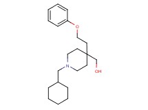 [1-(cyclohexylmethyl)-4-(2-phenoxyethyl)-4-piperidinyl]methanol