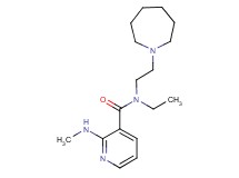 N-(2-azepan-1-ylethyl)-N-ethyl-2-(methylamino)nicotinamide