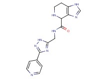 N-{[3-(4-pyridinyl)-1H-1,2,4-triazol-5-yl]methyl}-4,5,6,7-tetrahydro-1H-imidazo[4,5-c]pyridine-4-carboxamide dihydrochloride