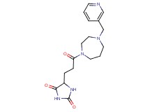 5-{3-oxo-3-[4-(3-pyridinylmethyl)-1,4-diazepan-1-yl]propyl}-2,4-imidazolidinedione
